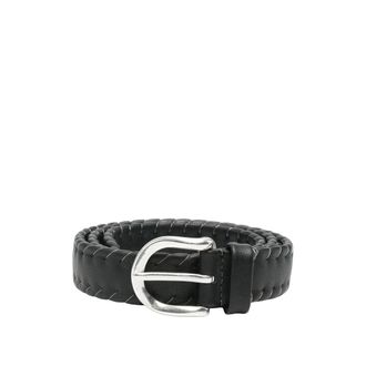 Our Legacy Accessoires, Heren, Zwart, 100 CM, Leer, Suture Belt