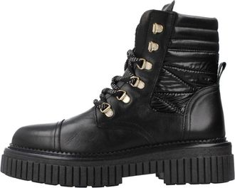 Alpe Lace-up Boots - Dames - Veterlaarzen - Zwart - 37 EU - Schoenen