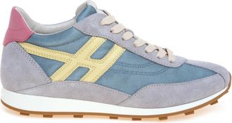 Hogan H699 Sneaker - Dames - Sneakers - Blauw - 38 EU - Leer - Schoenen