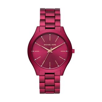 Michael Kors Accessoires, Dames, Roze, ONE Size, Slim Runway Horloge