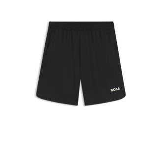 BOSS Stretch shorts in quick-dry fabric