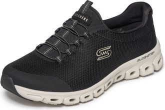 Skechers Glide-Step - GLISTENED, BKNT, 8