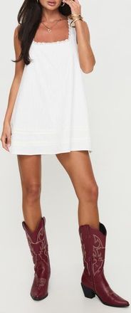 Princess Polly Alanah Sleeveless Minidress in White at Nordstrom, Size 2