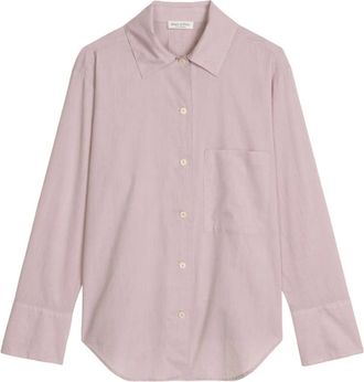 Marc O'Polo Overhemden, Dames, Roze, XS, Katoen, Woven Blouses Longsleeve