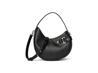 Lauren Ralph Lauren Leather Small Tasha Crossbody Bag Cross Body Womens Handbags Black