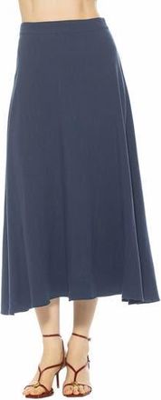Alexia Admor Brilyn Linen Midi Skirt in Lapis at Nordstrom Rack, Size 10