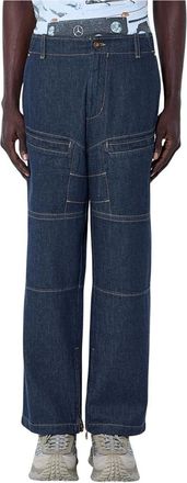 Moncler Uomo, Jeans, Blu, M, new