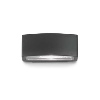Netlighting Andromeda 1 Light Outdoor Small Up Down Wall Light Black IP55 E27