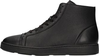 Santoni Heren, Schoenen, Zwart, Maat: 41 EU Leer