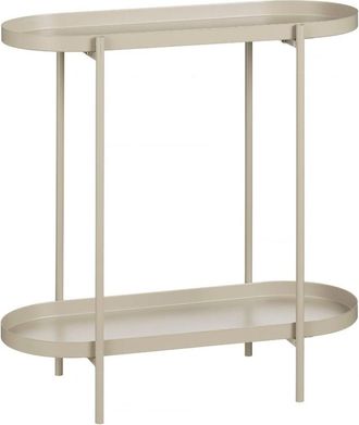 MiCa Decorations Mesa auxiliar myron beige h56.5xb23xl54cm