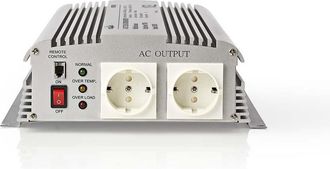Nedis Inversor De Corriente De 24 V Cc A 230 V Ca 1700 W Enchufe Tipo F