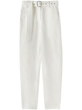 Jil Sander high-waisted wide-leg jeans - White