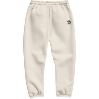 Dalix Womens Sorcerer Frog Midweight Fleece Relaxed Sweatpant in Bone at Nordstrom, Size Xx-Large