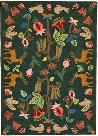 Sanderson Designer Teppich Forest of Dean - handgetuftet, aus 100% reiner Schurwolle