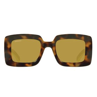 Gucci Sunglasses, female, Brown, Size: 51 MM Square Sunglasses