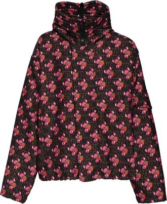 Moschino Ge&iuml;llustreerde Dieren Windbreaker - Heren - Winterjassen - Veelkleurig - L - Nylon - Jassen