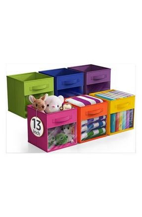 Sorbus 6-Pack Window Storage Cubes in Multicolored at Nordstrom Rack