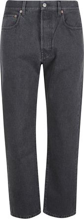 Valentino Garavani Jeans Dritti - Heren - Regular Fit Jeans - Zwart - W32 - Katoen - Jeans