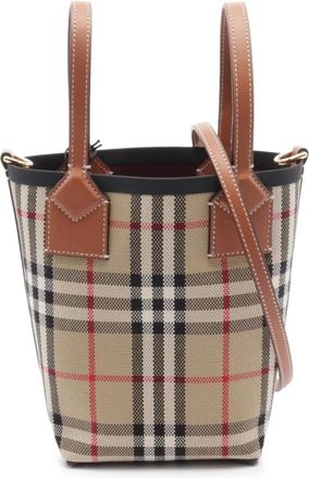 Burberry Borsa a mano London two-way mini anni 2020 - Toni neutri