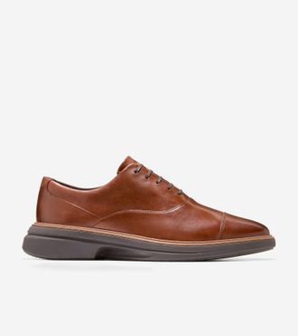 Cole Haan Mens &Oslash;riginal Grand Cityspectre Captoe Oxfords - Brown Size 10.5