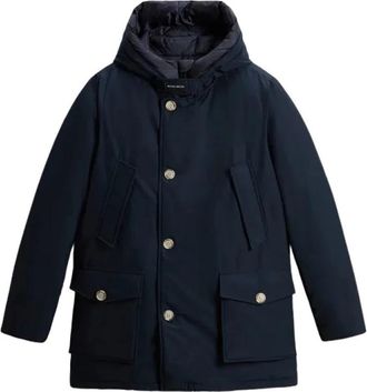 Woolrich Arctic Parka - Heren - Parka Jassen - Blauw - M - Katoen - Jassen