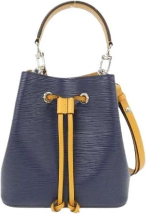 Louis Vuitton Pre-owned Bucket Bags, female, Blue, Size: ONE SIZE Pre-owned Vintage Bucket Bag