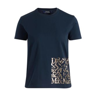 Max Mara T-Shirts, female, Blue, Size: XS T-Shirts