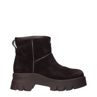 Gianvito Rossi Brown Leather Ankle Womens Boots