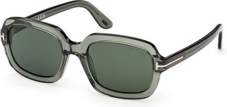 Tom Ford FT1342 LANA-02 96N Womens Sunglasses Green Size 53