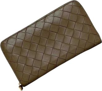 Bottega Veneta Pre-owned Long wallet (bi-fold) - Dames - Vintage Accessoires - Bruin - ONE Size - Leer - Vintage