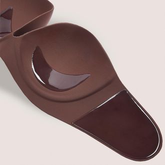 Lounge Stick-On Padded Push-Up Bra - Mocha/Brown - C - Self-Adhesive - Reusable - Sweat & Waterproof - Lounge