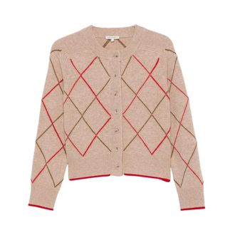 Moismont Auguste Cardigan No. 233 - Dames - Vesten - Beige - S - Wol - Truien & Vesten