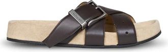 Balenciaga Sliders, male, Blue, Size: 10 US Sandals