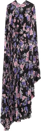 Balenciaga Abito lungo a fiori - Nero