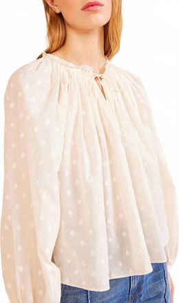 Ulla Johnson Ada Ethereal Blouse In Pristine