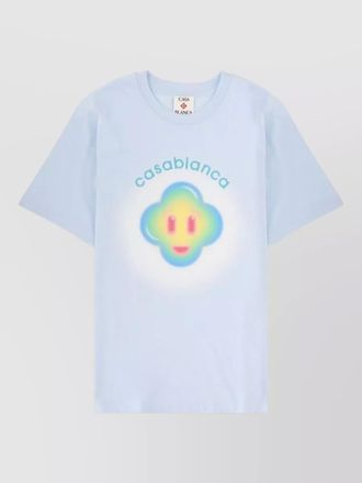 Casablanca graphic print crew neck short sleeve t-shirt