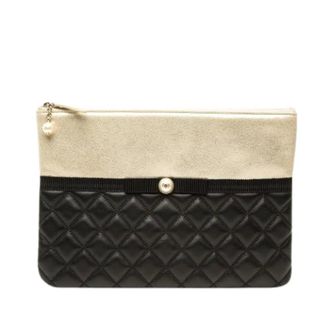 Chanel Pre-owned O-Case - Dames - Pre-owned - Veelkleurig - Maat: ONE Size Zijde