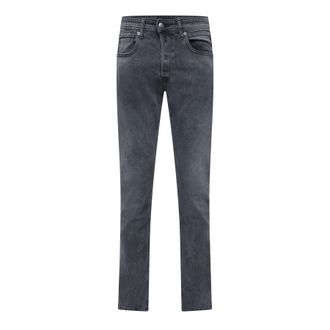 Replay Mens Replay Grover Straight-Fit Jeans in Grey
