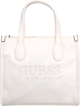 Guess Satin Tas - Dames - Shoppers - Beige - ONE Size - Polyester - Tassen