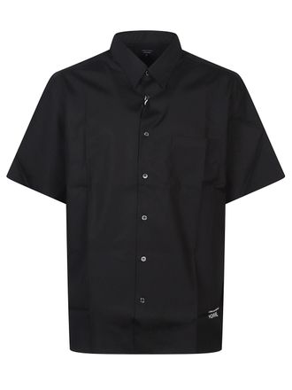 Comme Des Gar&ccedil;ons Short-Sleeved Boxy Embroidered Logo Shirt