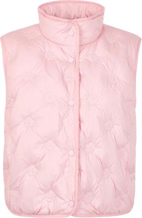 Marc Cain Omkeerbaar Vest - Dames - Bodywarmers - Roze - M - Polyester - Jassen