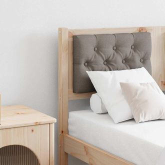 vidaXL Vidaxl Testiera Altro Marrone E Taupe 135 Cm Legno Di Pino Massello