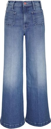 Mother washed flared jeans - Blue