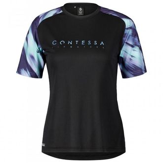 Scott Trail Contessa Signature S/S Shirt Velotrikot f&uuml;r Damen | schwarz