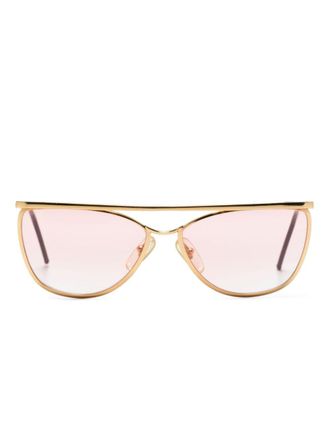Gianfranco Ferre 1990s GFF39 zonnebril met kleurverloop - Goud
