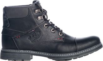 Kor&ouml;shi Leatherette Boot, Black/White, 8.5 UK