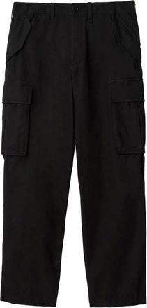 Burberry Straight Trousers, male, Black, M, Straight Trousers