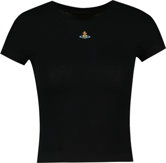 Vivienne Westwood Womens T-Shirt Black Viscose