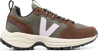 Veja Venturi panelled sneakers - women - Suede - 36 - Green