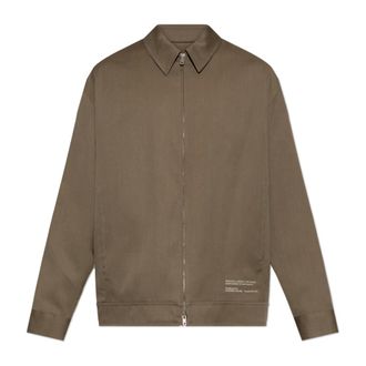 Golden Goose Light Jackets, male, Brown, Size: M Wool Jacket with Pockets